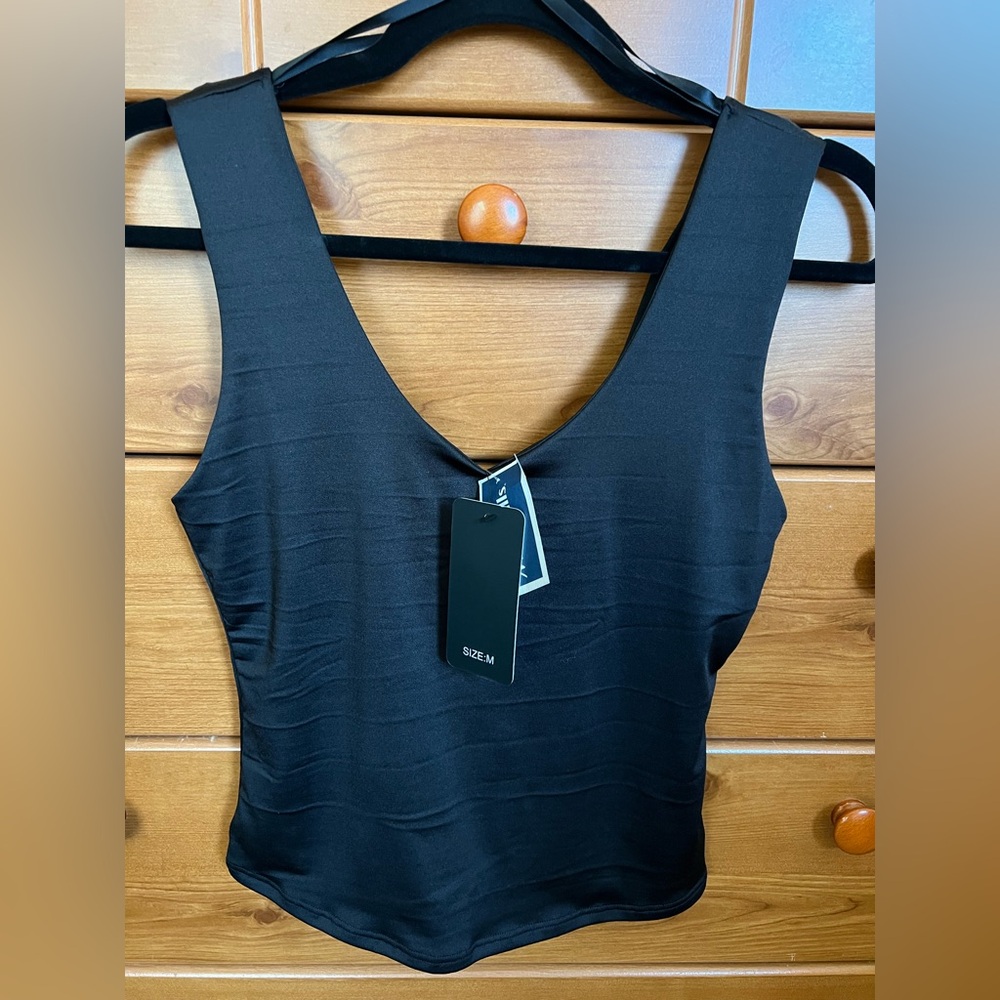 Black Sleeveless Top